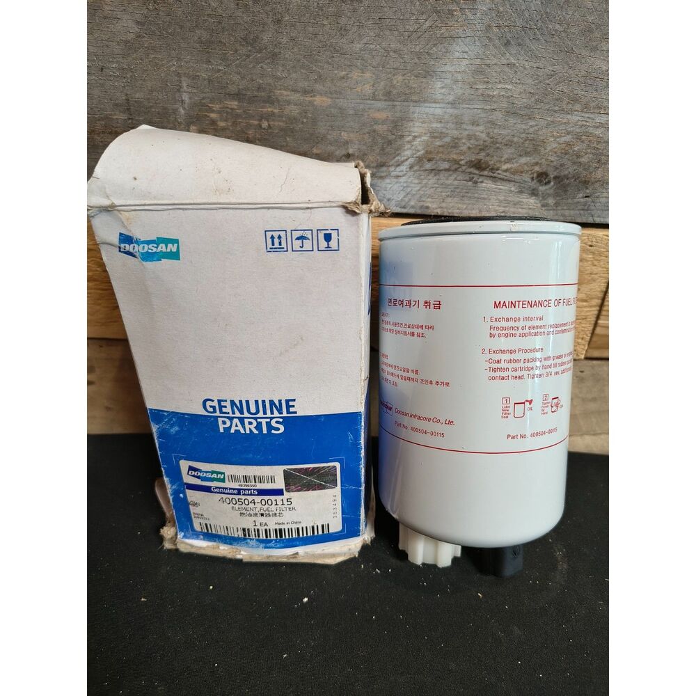NEW - Doosan 400504-00115 Fuel Filter - New old stock